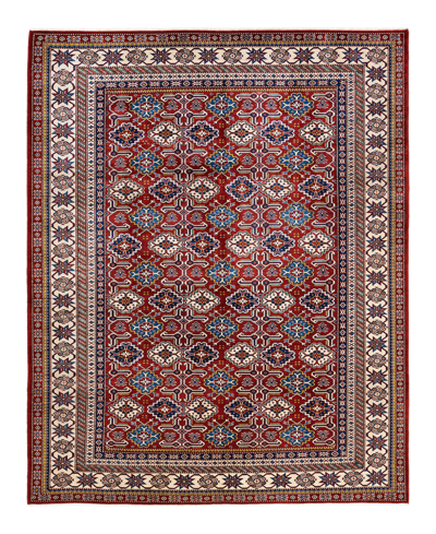 Shop Adorn Hand Woven Rugs Tribal M187688 7'1" X 9' Area Rug In Red