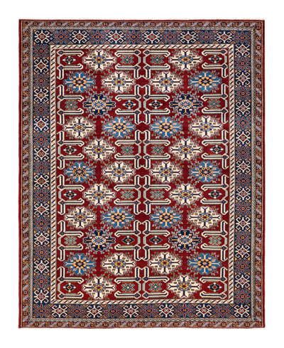 Shop Adorn Hand Woven Rugs Tribal M18640 6'6" X 8'4" Area Rug In Red