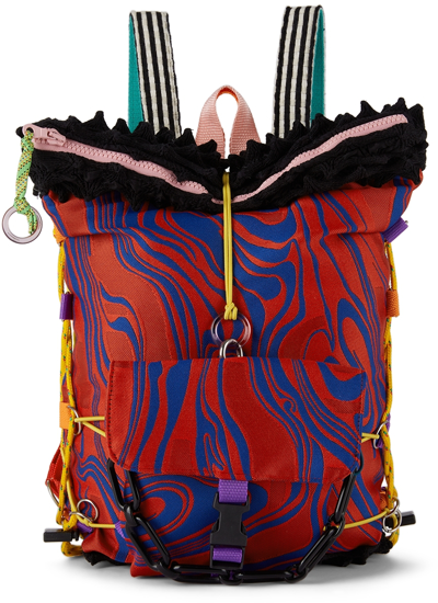 Shop M'a By Marques'almeida Kids Multicolor Mana.terra Edition Patch Work Backpack