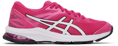 Shop Asics Kids Pink & White Gt-1000 Big Kids Sneakers In Pink Rave/white