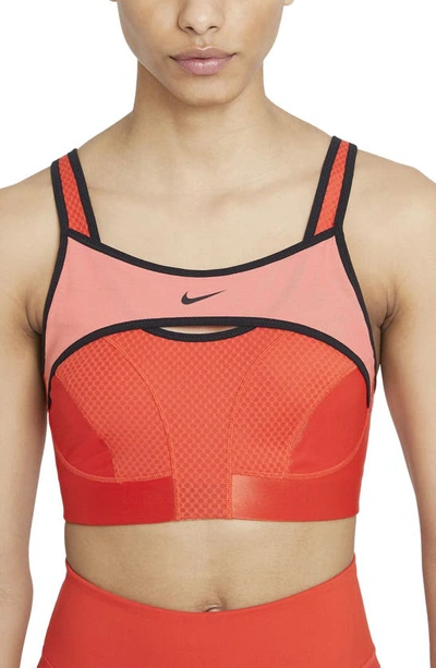 Nike Alpha Ultrabreathe Women's High-support Sports Bra In Red