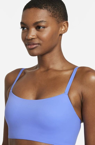 Nike Dri-fit Indy Luxe Women's Light-support 1-piece Pad Convertible Sports  Bra In Royal Pulse/aluminum | ModeSens