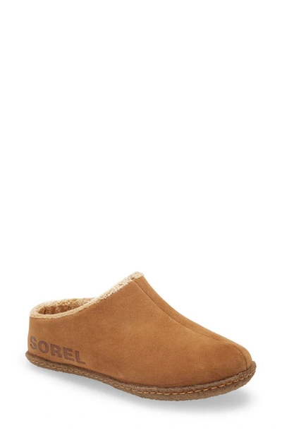 Shop Sorel Youth Lanner Ridge Ii Slipper In Camel Brown