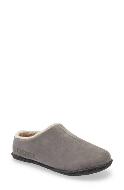 Shop Sorel Youth Lanner Ridge Ii Slipper In Quarry