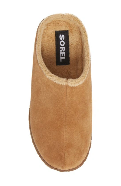 Sorel Youth Lanner Ridge Ii Slipper In Camel Brown