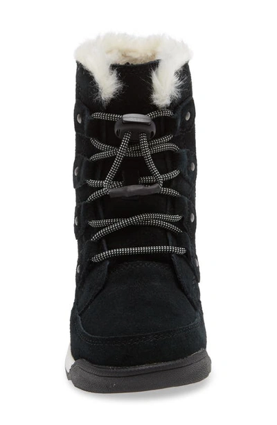 Shop Sorel Whitney™ Ii Short Waterproof Insulated Boot In Black/ Fawn