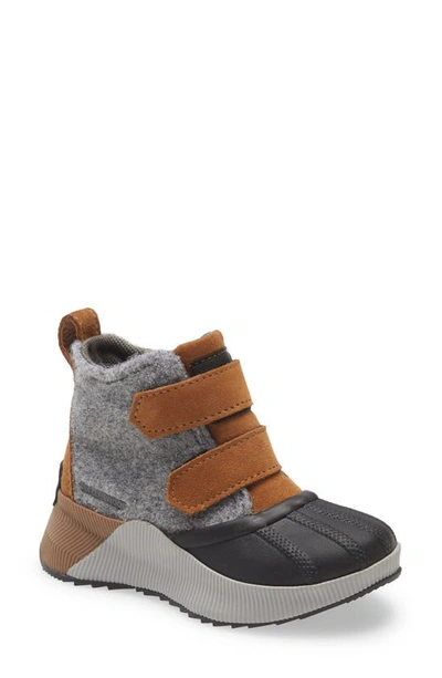 Shop Sorel Kids' Out 'n About™ Waterproof Boot In Camel Brown Black