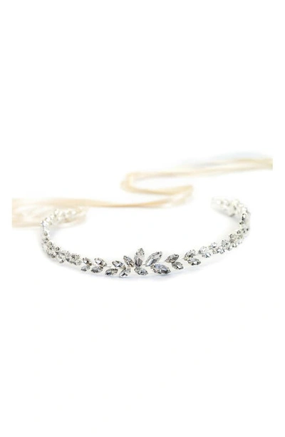 Shop Brides And Hairpins Gigi Halo Band In Silver