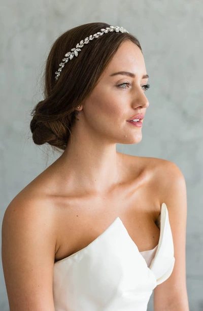 Shop Brides And Hairpins Gigi Halo Band In Silver