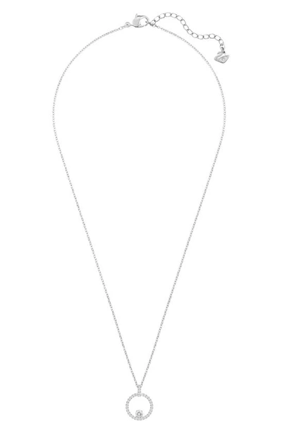 Shop Swarovski Creativity Pendant Necklace In Silver
