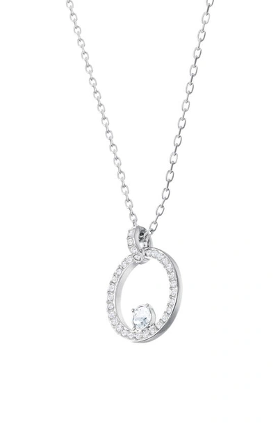 Shop Swarovski Creativity Pendant Necklace In Silver