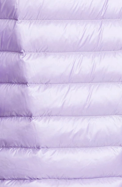 Shop Moncler Dalles Water Resistant Down Puffer Jacket In Lavender