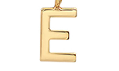 Shop Bychari Initial Pendant Necklace In Goldilled-e