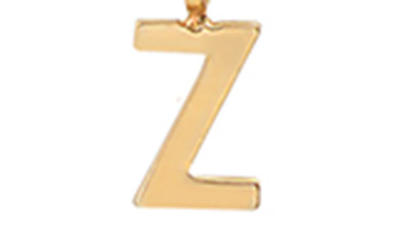 Shop Bychari Initial Pendant Necklace In Goldilled-z