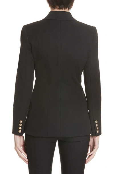 Shop Derek Lam 10 Crosby Rodeo Double Breasted Blazer In Black