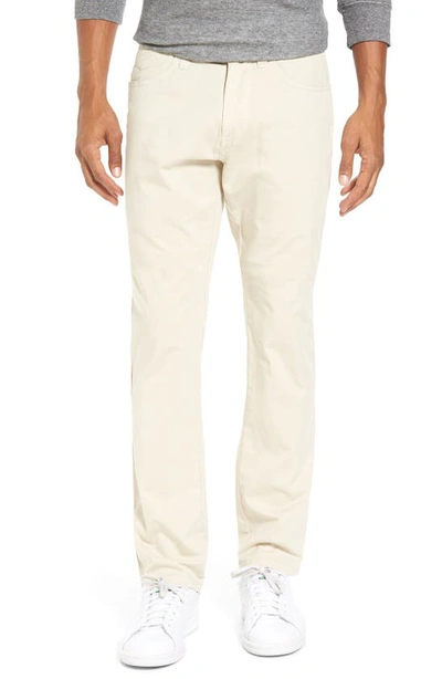 Shop Gucci Sunny Slim Fit Stretch Twill Pants In Stone