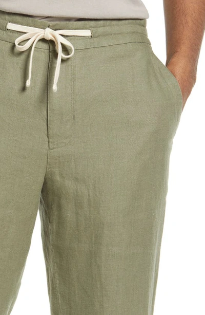 Shop Vince Lightweight Hemp Pants In Feathergrass