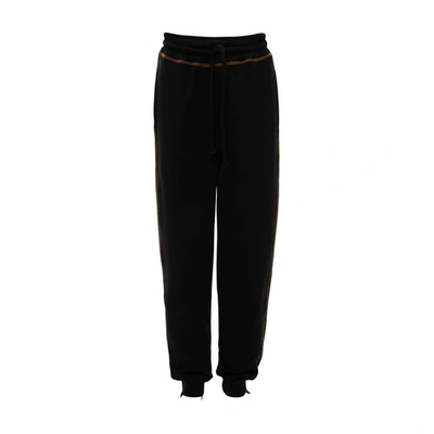 Shop Jw Anderson Tapered Track Pants In Black