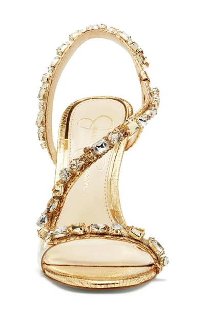 Shop Jessica Simpson Jaycin Sandal In Gold/ Clear