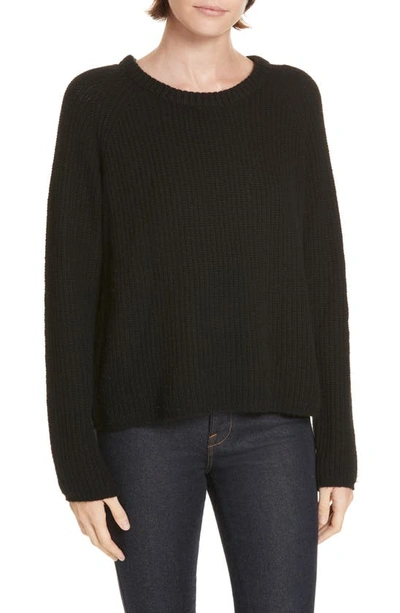 Shop Jenni Kayne Cashmere Fisherman Sweater In Black