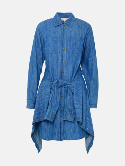 Shop Michael Michael Kors Light Blue Short Dress
