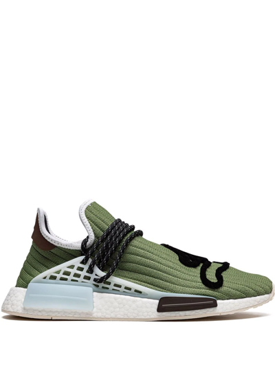 Shop Adidas Originals X Bbc Ice Cream X Pharrell Hu Nmd "running Dog" Sneakers In Green