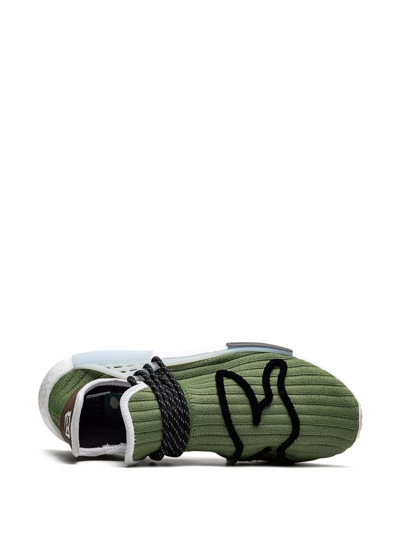 Shop Adidas Originals X Bbc Ice Cream X Pharrell Hu Nmd "running Dog" Sneakers In Green