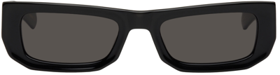Shop Flatlist Eyewear Black Bricktop Sunglasses In Solid Black / Solid