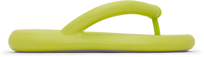 Shop Melissa Green  Flip Flop Free Sandals In 52479 Yellow