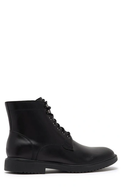 Shop Warfield & Grand Warfield And Grand Styles Leather Lace-up Boot In Black