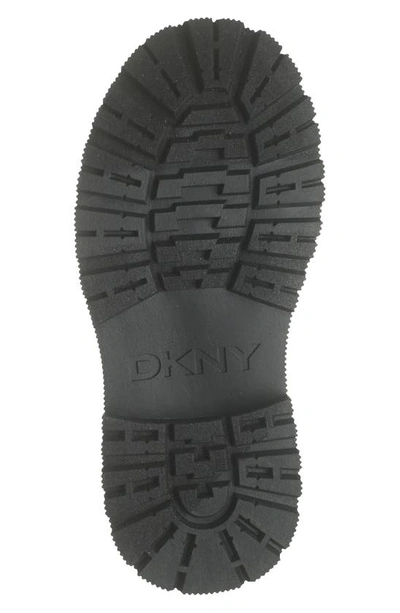 Shop Dkny Ava Embellished Lug Sole Boot In Black
