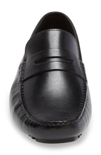 Shop Nordstrom Rack Mario Penny Loafer In Black