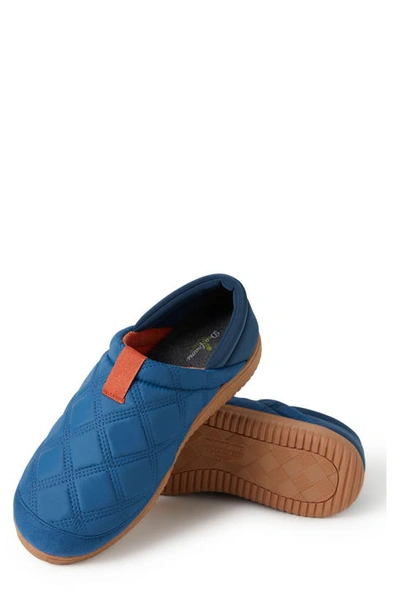 Shop Dearfoams River Collapsible Back Slipper In Deep Oasis