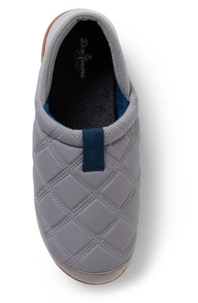 Dearfoams Men's River Closed Back With Collapsible Heel Slippers In Medium Grey