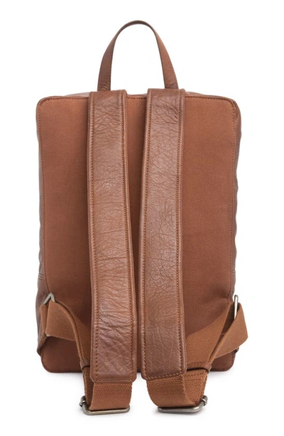 Shop Frye Leather Backpack In Tan