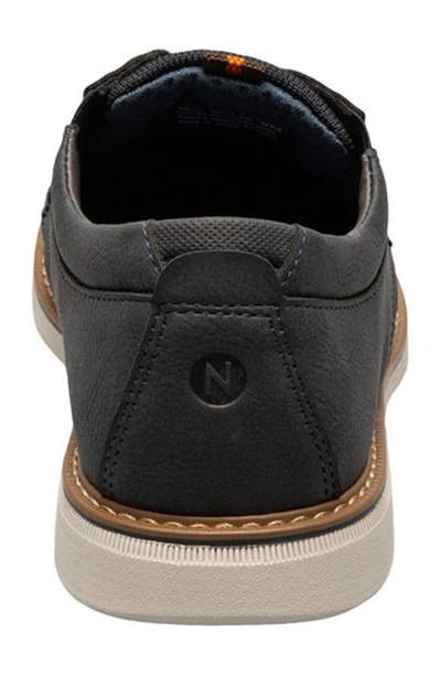 Nunn Bush Men's Otto Knit Plain Toe Lace Up Oxford Shoes Men's Shoes In Navy Multi