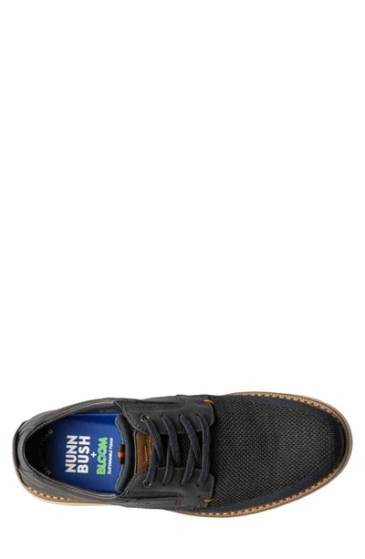 Nunn Bush Men's Otto Knit Plain Toe Lace Up Oxford Shoes Men's Shoes In Navy Multi