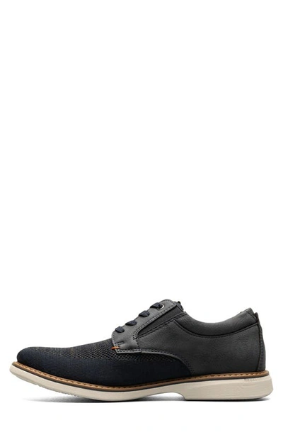 Shop Nunn Bush Otto Plain Toe Derby In Navy Multi