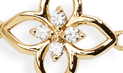 Roberto Coin Small Venetian Princess Diamond Bracelet In Yellow Gold