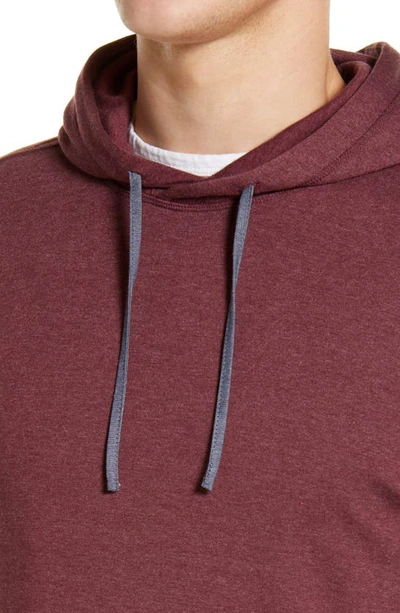 Shop The Normal Brand Puremeso Pullover Hoodie In Wine