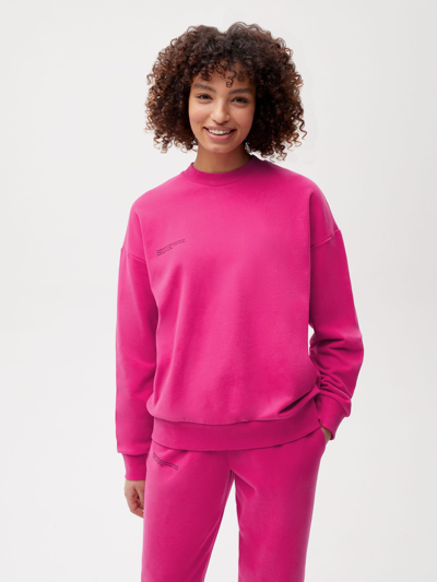 Shop Pangaia Archive 365 Midweight Sweatshirt — Foxglove Pink Xxl