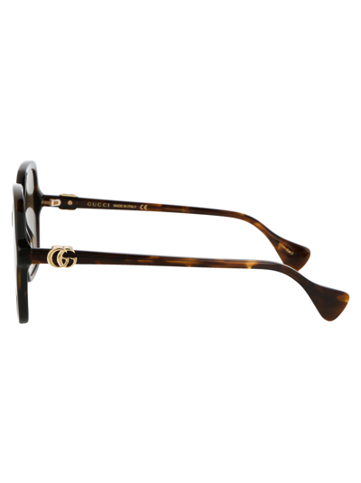 Shop Gucci Eyewear Sunglasses In 002 Havana Havana Brown
