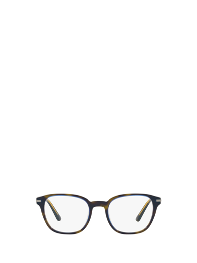 Shop Prada Pr 12wv Denim Tortoise Glasses
