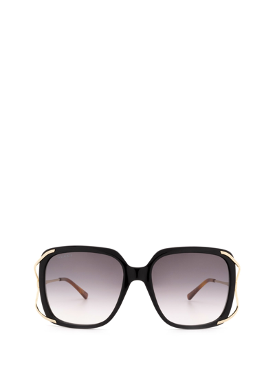 Shop Gucci Gg0647s Black Sunglasses