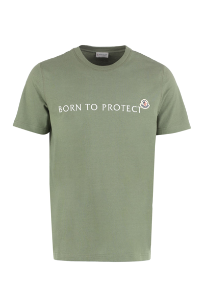 Shop Moncler Born To Protect In Green