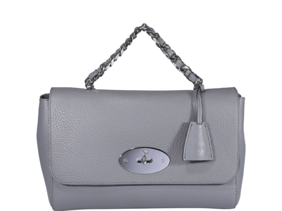 Shop Mulberry Medium Lily Shoulder Bag In Grey