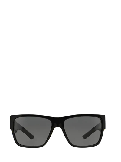 Shop Versace Ve4296 Black Sunglasses