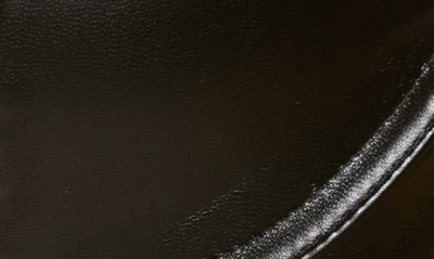 Hunkemoller Hunkemöller Talia Faux Leather & Lace Underwire Longline Push-up Bra In Caviar