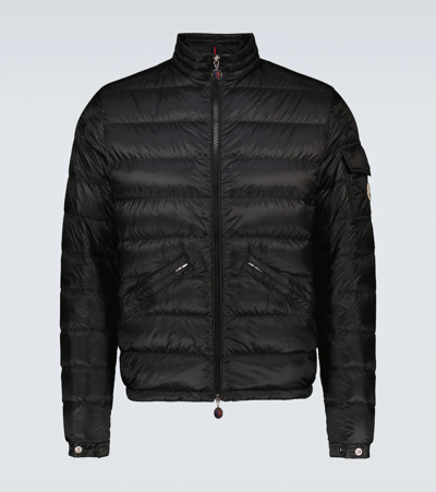 Shop Moncler Agay Down Jacket In Black