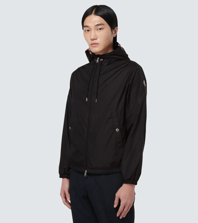 Moncler Grimpeurs Nylon Jacket W/ Hood In Black | ModeSens